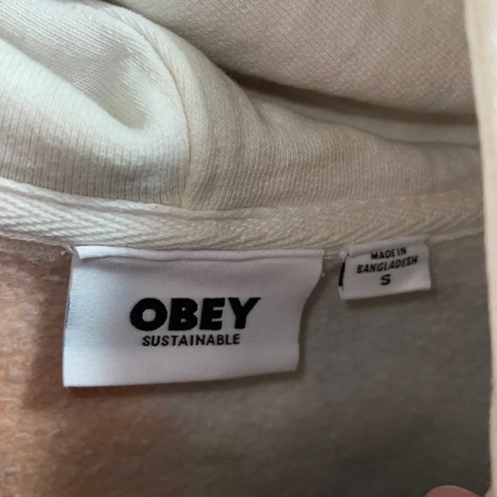 Obey Men's Tie-Dye Pastel Hoodie in Cream, Pink, Yellow